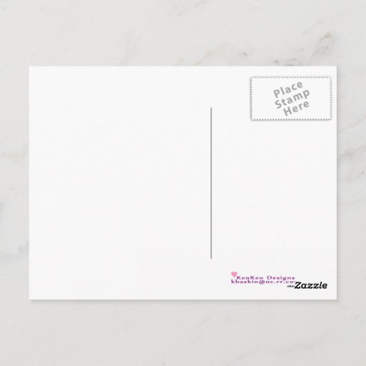 おしゃれ ポストカード (裏面)