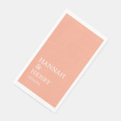 おしゃれ モダン ミニマル スクリプト ピンク 結婚式 (コーナー)