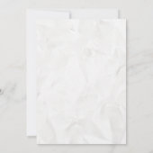 おしゃれ ユニーク 新聞 保存 記念日 フォト ウェディング 招待状 (裏面)