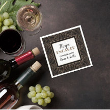 おしゃれ！婚約パーティーのナプキン