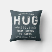 おしゃエレガントれな「ハグを大きく送る」カスタム クッション (裏面)