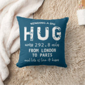 おしゃエレガントれな「ハグを大きく送る」カスタム クッション (ブランケット)