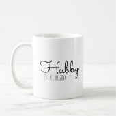 おしゃカスタムれな夫婦の配偶者+日付 コーヒーマグカップ (左)