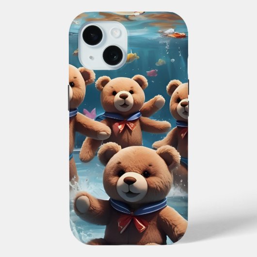 . .おしりの中で泳ぐクマ Case-Mate iPhoneケース (裏面)