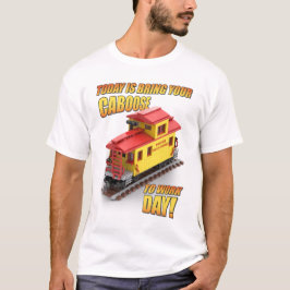 おしりを職場に連れてきて日+(イエロー・キャブース) Tシャツ