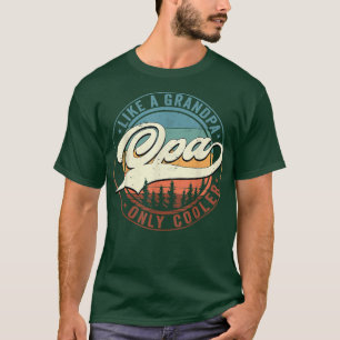 おじいさんのようなオパだけど、もっとかっこいいビンテージ・レトロ Tシャツ