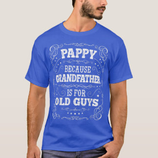おじいさんはお年寄り脂肪のためのメンズパピー Tシャツ