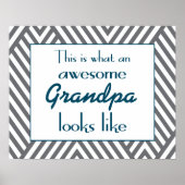 おじいさんはこ素晴らしこに見える ポスター (正面)