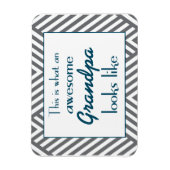 おじいさんはこ素晴らしこに見える マグネット (縦)