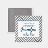 おじいさんはこ素晴らしこに見える マグネット (正面/裏面)