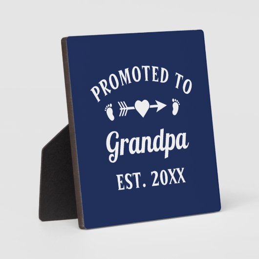 おじいさんアヴェログランプスパパおじいちゃんに昇進 フォトプラーク (正面)