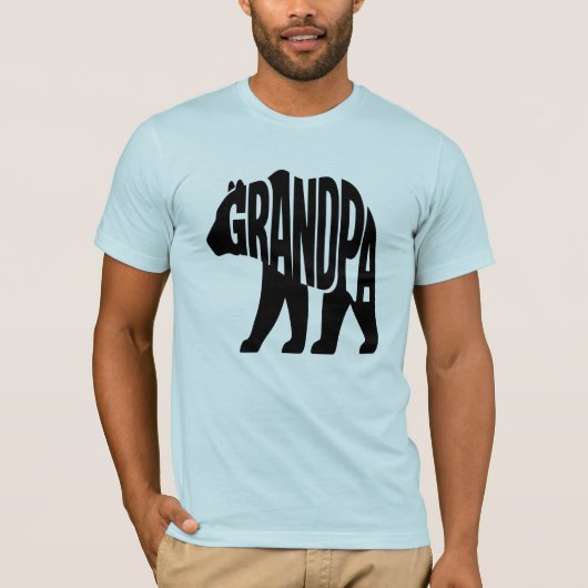 おじいさんクマ Tシャツ (正面)