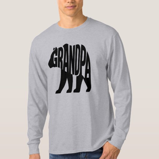 おじいさんクマ Tシャツ (正面)