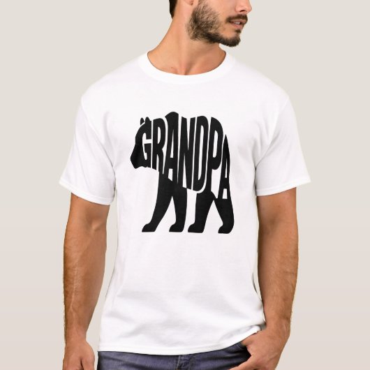おじいさんクマ Tシャツ (正面)