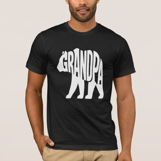 おじいさんクマ Tシャツ (正面)