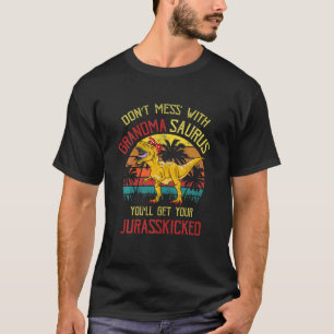 おじいさんサウルスとふざけるなジュラスクを買うぞ Tシャツ
