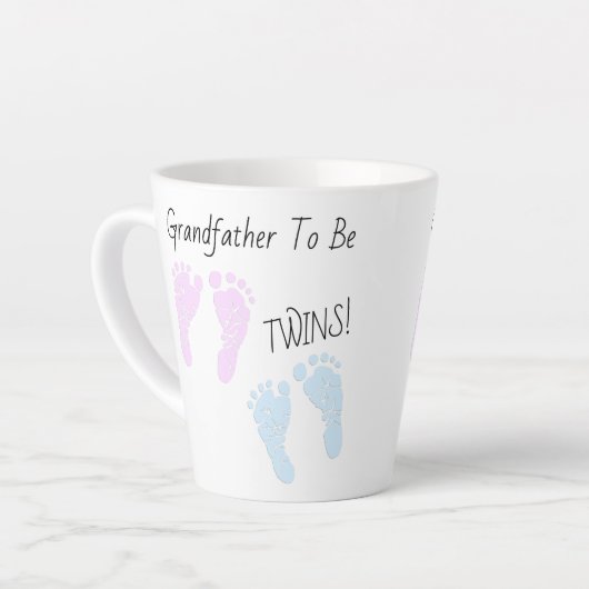 おじいさん双子になるカスタム発表 カフェラテマグ (左アングル)