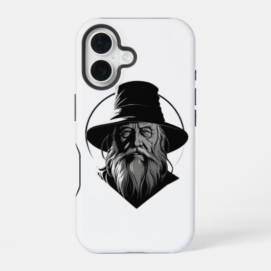 おじいさん iphone 16 カバー (裏面)