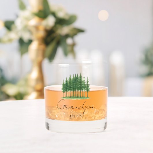 「おじいさパーソナライズされたんエスト。[年]"ロックスグラス ウイスキーグラス (インサイチュ (ウェディング))