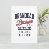 おじいちゃんおじいちゃんおじいちゃんが年配だから サンキューカード (スタンド正面)