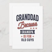 おじいちゃんおじいちゃんおじいちゃんが年配だから サンキューカード (正面/裏面)