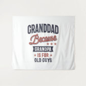 おじいちゃんおじいちゃんおじいちゃんが年配だから タペストリー (正面(横))