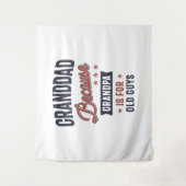 おじいちゃんおじいちゃんおじいちゃんが年配だから タペストリー (正面)