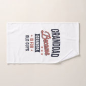 おじいちゃんおじいちゃんおじいちゃんが年配だから ハンドタオル (ハンドタオル)