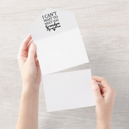 おじいちゃんおばあちゃんに会うのが楽しみで仕方ない オールインワン招待状 (貼ってはがせる)