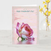 おじいちゃんおばあちゃんの日おめでとう！ カード (黄色い花)