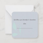 おじいちゃんおばあちゃんの日おめでとう ノートカード (裏面)