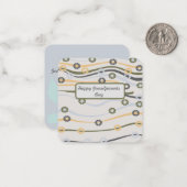 おじいちゃんおばあちゃんの日おめでとう ノートカード (正面/裏面インサイチュ)