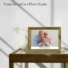 おじいちゃんおばあちゃんの日ベストエバーカスタマイズグリーティングカード シーズンカード