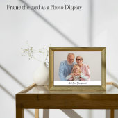 おじいちゃんおばあちゃんの日 ベストエバー カスタマイズ グリーティングカード シーズンカード