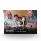 おじいちゃんおばあちゃん 現代の楽しい名言 定義 フォトブロック (正面)