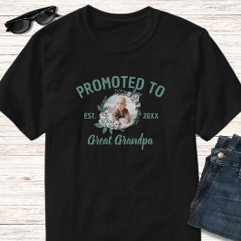 おじいちゃんおめでとう 1 枚の写真 Tシャツ