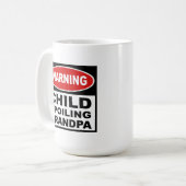 おじいちゃんおもしろい コーヒーマグカップ (正面左)