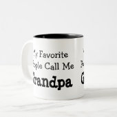 おじいちゃんお気に入りの ツートーンマグカップ (正面左)