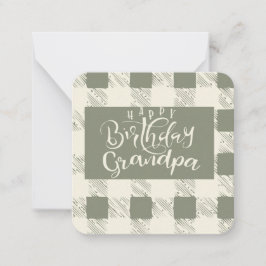 おじいちゃんお誕生日おめでとう ノートカード