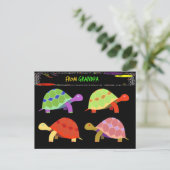 おじいちゃんから孫はがき用 ポストカード (スタンド正面)