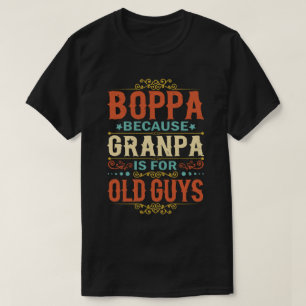 おじいちゃんがお父さんの日のためにボッパ Tシャツ