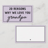 おじいちゃんがかわいい理由 ノートカード (正面/裏面)