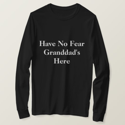 おじいちゃんが来た メンズ ベーシック Tシャツ (デザイン正面)