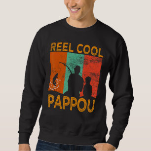 おじいちゃんが釣りが好きなのは最高 Mens Reel Cool Pappou Fishing Da スウェットシャツ