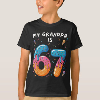 おじいちゃんが67歳の祖父の誕生日パーティーの服 Tシャツ