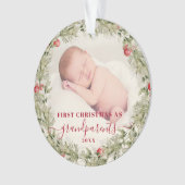 おじいちゃんご両親にクリスマスプレゼント オーナメント (正面)