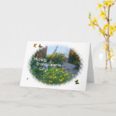 おじいちゃんご両親のお庭のお花 カード (黄色い花)