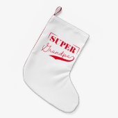 おじいちゃんすごい スモールクリスマスストッキング (正面 (吊り時))