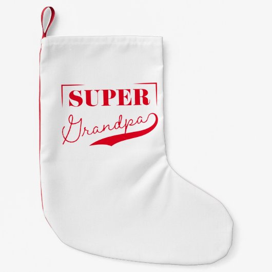 おじいちゃんすごい スモールクリスマスストッキング (正面)