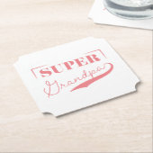 おじいちゃんすごい ペーパーコースター (アングル)